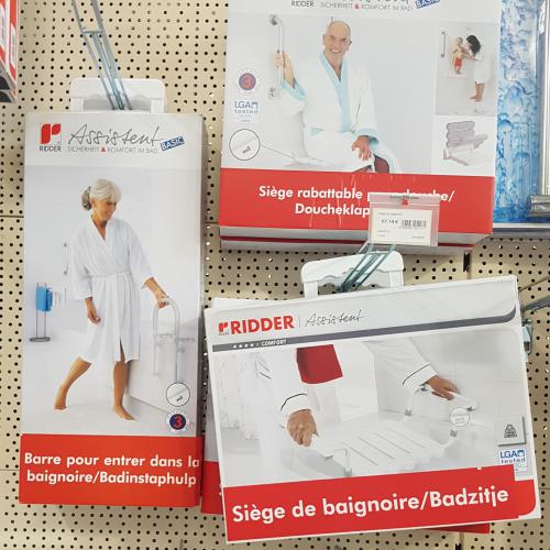 Large gamme pour les personnes à mobilités réduites.