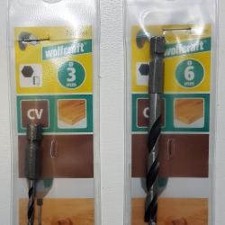 Mèche à six pans WOLFCRAFT.