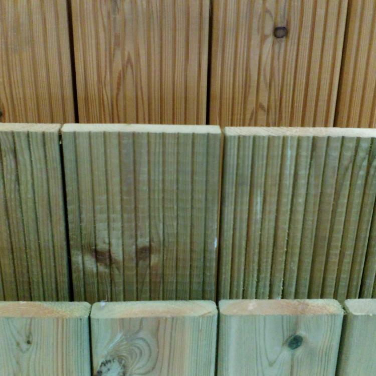 Planches de terrasses diverses.