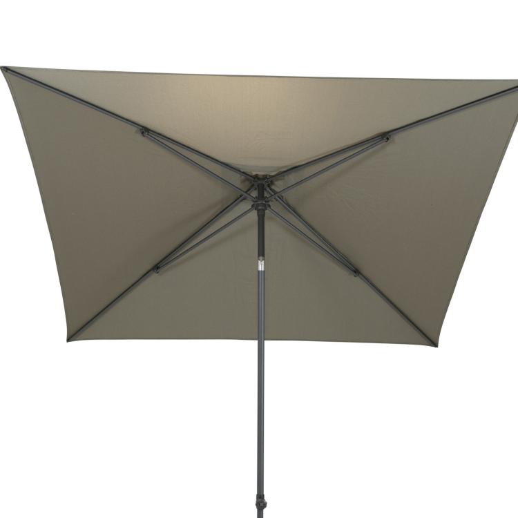 Parasol 250x250cm Azzurro Taupe 