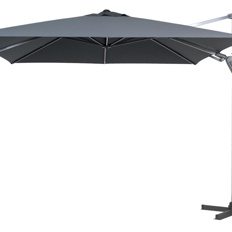 Parasol luxe 3x4M Volterra Anthracite