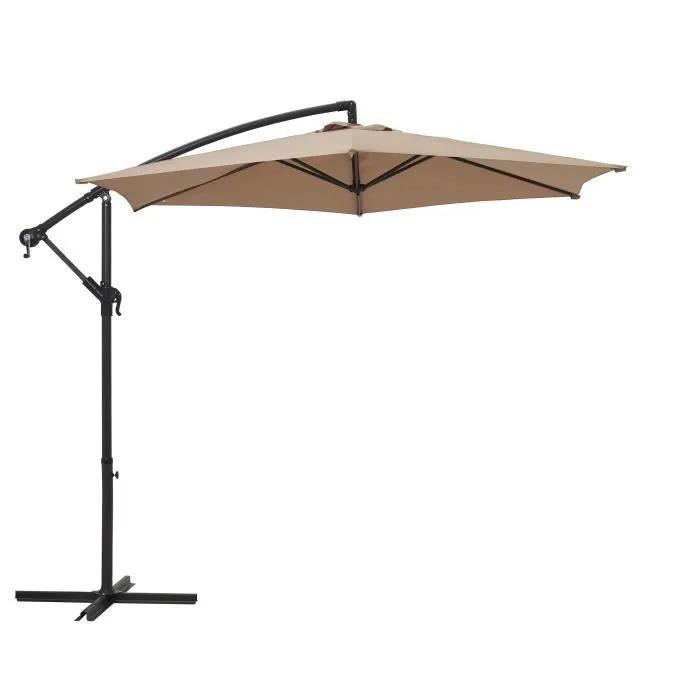 Parasol D3M Venetia Taupe - Gris - Perle