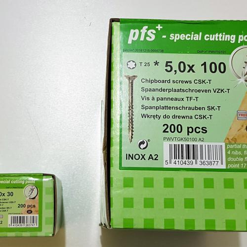 Vis à panneaux PGB.