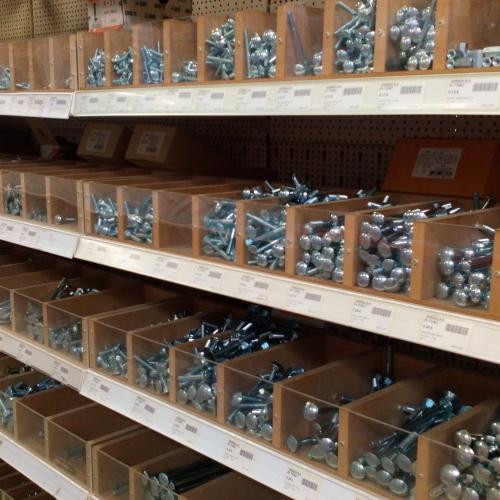 Rayon visserie vrac.