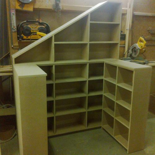 Aménagement de placards.