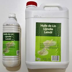 Huile de lin.