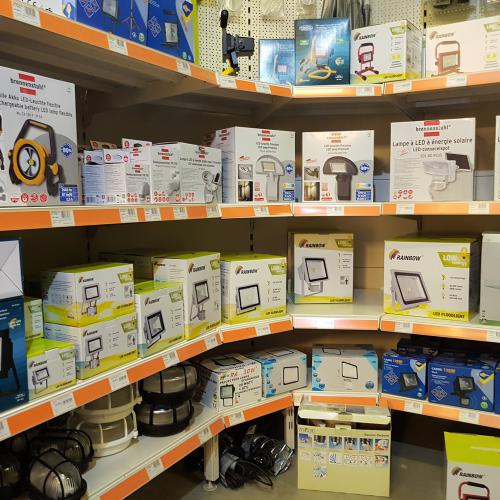 Spot Led et Halogene.