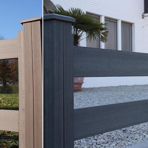 CLȎTURES EN BOIS COMPOSITE